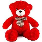 shumee Teddy Classico 90cm - rdeč