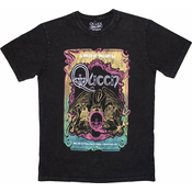 Queen Majica A Night At The Opera Tour 76 Stone Wash Unisex Black L