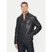 Milestone Usnjena jakna Winston 511099 60600 Mornarsko modra Regular Fit