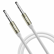 MS CABLE 3.5mm - 3.5mm, 1m, srebrni