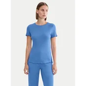 Triumph Zgornji del pižame Mix & Match 10227214 Modra Regular Fit