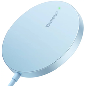 Baseus Simple Mini3 Magnetic Wireless Charger 15W (Blue) (6932172623296)