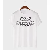 MAFIMI Ženska majica Ovako izgleda najbolja mama, Bela