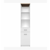 KONDELA Topty regal Tip 4 - bela/sonoma hrast