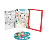 Komplet za slikanje po številkah HappiHobbi Paint & Frame - Cheerful Bunny (1038-41027)
