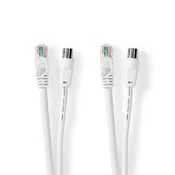 NEDIS Kombiniran RF kabel + UTP CAT 6 kabel 3m, (20441993)