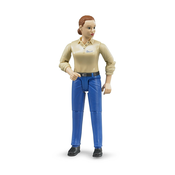 BRUDER 60408 Bworld Figurine Ženske plave hlače