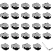24x UYOYOUS 6-8mm nosilci za steklo iz nerjavnega jekla
