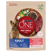 PURINA ONE Mini Adult govedina & riž - 800 g