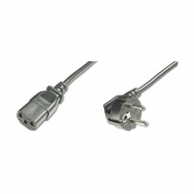 Kabel napajalni Digitus, 220V EURO, 2,5m, črna