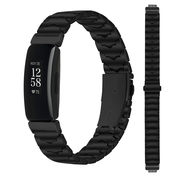 INF Združljiv Batman nerjaveče jeklo pašček za Fitbit Inspire 1/HR/Inspire 2 - Črn, (5000079284)