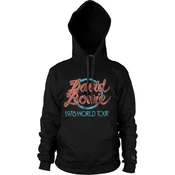 David Bowie Kapuco 1978 World Tour Unisex Black L