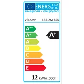 Velamp Žarnica z žarilno nitko OPAL 12W, E27, 6500K
