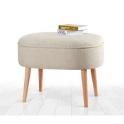 Atelier del Sofa Tabure 63x47x44cm, Krem