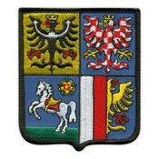 shumee Našitek Moravsko-šlezijskega vojvodstva - grb - Podlaga za nalepko z likanjem/toplotnim varjenjem - Vezen našitek/značka/emblem