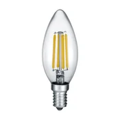 LED filament žarnica s toplo svetlobo z žarnico E14, 2 W Kerze – Trio