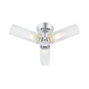 Markslöjd 109237 - Kopalniška pritrjena stropna svetilka RIMINI 3xG9/20W/230V IP44 sijajni krom