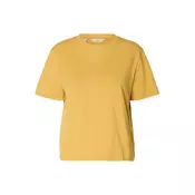 SELECTED Majica SLFESSENTIAL oranžna