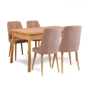 HANAH HOME Trpezarijski set Santiago Atlantic Stone