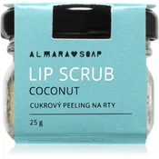 Almara Soap Scrub sladkorni piling za ustnice Coconut 25 g