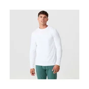 MyProtein Mens Luxe Classic Long Sleeve Crew bela, XL