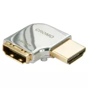 Lindy HDMI adapter 90° desni Cromo S-6AUTP-04Y, 41507