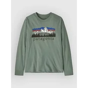 Patagonia Graphic Kids Longsleeve T-Shirt cvr gn