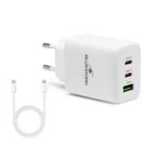 Bluestork glavni punjac - PW-65-CCA (2xUSB-C, USB-A, 65W, kabel od 2m, bijeli)