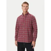 Tommy Hilfiger Srajca Oxford Tartan MW0MW44620 Rdeča Regular Fit
