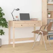 Vidaxl vidaXL Pisalna miza s predali 100x50x78 cm masivni borov les