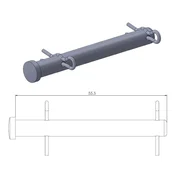 Nosilec sprednjih zavornih ploščic Moto-master KTM 125/530 09-19, Husqvarna 125/350 14-19, Husaberg 125/570 09-19