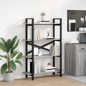 Polica Siva Sonoma 100 x 33,5 x 140 cm Konstruirano drvo
