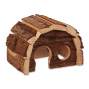 MALE ŽIVALI Hobitova lesena hišica 15x10x9 cm