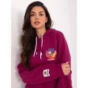 Sweatshirt-D10600BK02784A-fuchsia