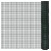 VIDAXL ogradna mreža PVC in jeklo kvadratki 19 x mm velikost 1 10 m