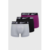 Boksarice Nike 3-pack moški, siva barva