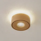 Arcchio LED stropna svetilka Rotari, rjava, navzgor in navzdol - Hodnik - Sodobni - Aluminij