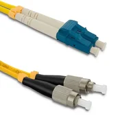 Qoltec optični patchcord LC/UPC - FC/UPC | enomodni | 9/125 | G652D | dupleks | 3 m