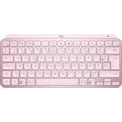 slomart tipkovnica brezžična logitech mx keys mini roza francoski azerty