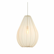 Bež viseča svetilka s tekstilnim senčilom o 50 cm Itela – Light & Living