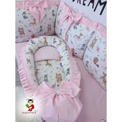 Bubamara037 Gnezdo za bebe sa karnerom Bambi, Roze