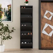 HANAH HOME Ormar za cipele 5 Piece Metal Anthracite