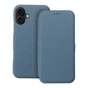 OEM FOLIO Side Magnet etui za iPhone 16 Plus, modro