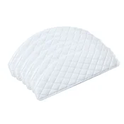 INF Komplet 6 rezervnih krp za mop, združljivih z Ecovacs Deebot T8/T8 Plus/T8 AIVI/T8 Max/N8 Pro/N8 Pro Plus/T9 - bele, poliester/ najlon/ vlakna, (5000286248)