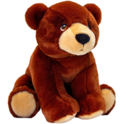 Ekološka plišana igračka Keel Toys Keeleco - Smeđi medvjed, 18 cm
