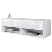 P & B nizka LED omarica A100 (širina/višina/globina: 100/30/31cm), bela-visoki sijaj