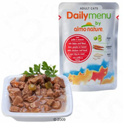 ALMO NATURE MAČJA HRANA DAILY MENU 6 X 70 G - PIŠČANEC & GOVEDINA