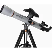 Celestron StarSense Explorer 70 LT Refractor teleskop 70x (siv/črn)