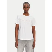 TWINSET Majica 251TT2042 Bela Regular Fit