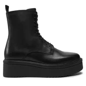 VAGABOND SHOEMAKERS Gležnarji z vezalkami TARA  črna
